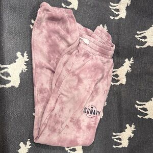 Old Navy Kids Tie-Dye Pink Sweatpants